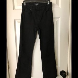 Paige flare crop jeans
